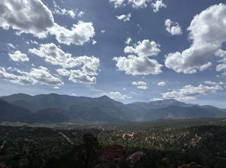 Big skies and mountain layers