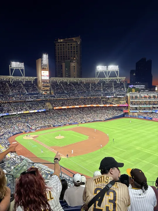 Under the lights · Petco Park